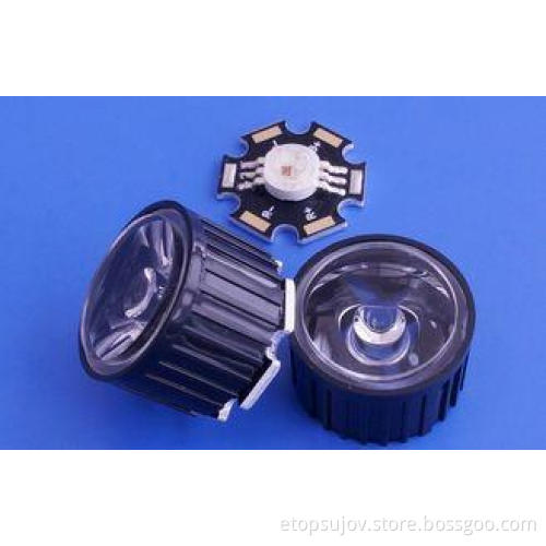 Narrow Beam Angle PMMA LED Optical lens for LED Torch Light